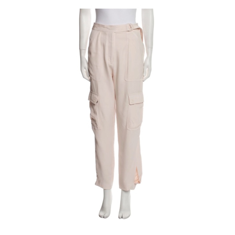 Jonathan Simkhai Pink High-Waisted Trousers